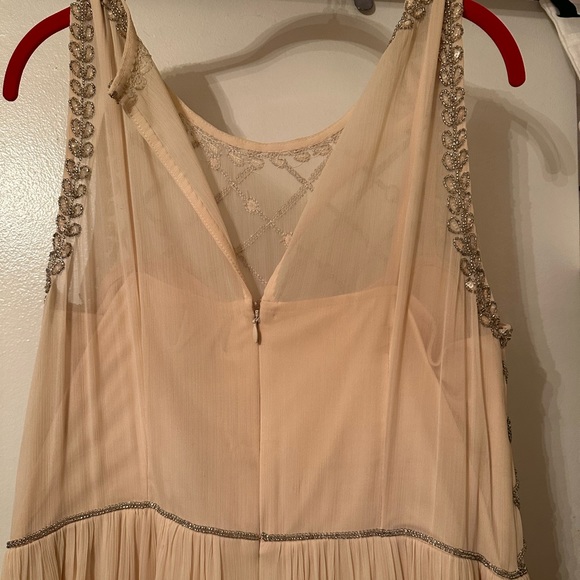 Adrianna Papell beaded chiffon dress - Picture 5 of 7